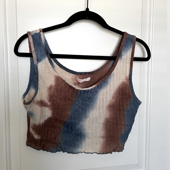 Romwe TieDye Cropped Tank - Picture 1 of 4